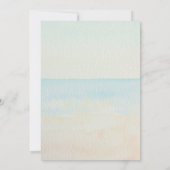 Carte Palm tropical Ocean Beach (Dos)