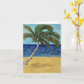 Carte Palmier (Fleur jaune)