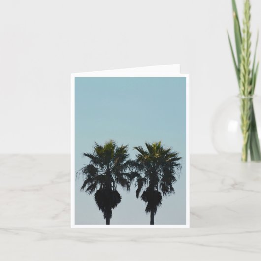Carte Palmiers d'été (Devant)