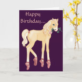 Carte Palomino (Fleur jaune)