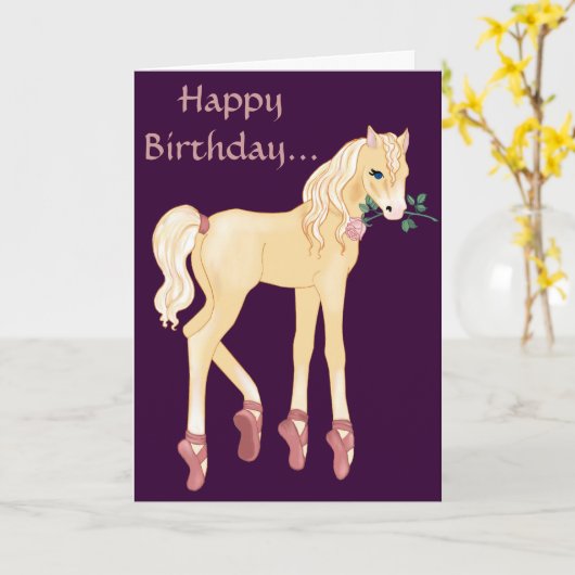 Carte Palomino (Fleur jaune)