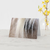 Carte Palomino Horse (Fleur jaune)