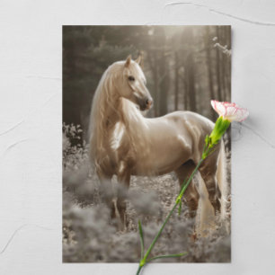 Carte Palomino Horse Photo