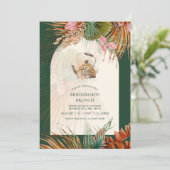 Carte Pampas Grass THÉ Fête des mariées Déjeuner (Debout devant)