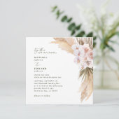 Carte Pampas herbe dessert naturel sec botanique (Debout devant)