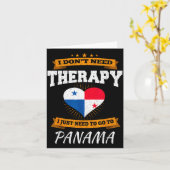 Carte Panamanian Flag I Panama Flag I Vacation Panama  (Fleur jaune)