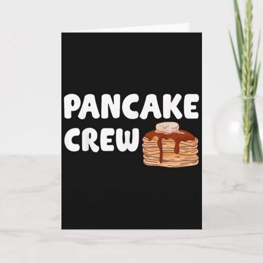 Carte Pancake Crew Funny Pancake Lover Pancake Christmas (Devant)
