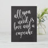 Carte Pancake géant abordable enseigne de mariage tablea (Debout devant)
