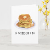 Carte Pancakes Drôle Personne Ne Vous Emmène Jusqu'À Ann (Fleur jaune)