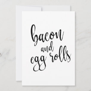Carte Pancartes de calligraphie abordables pour les roul