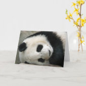 Carte Panda (Fleur jaune)