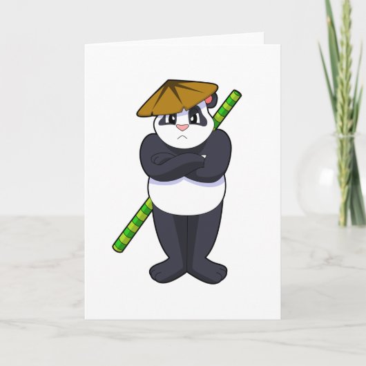 Carte Panda à combat de bâtons arts martiaux.PNG (Devant)