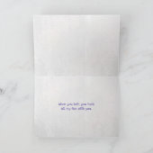 Carte panda avec écharpe d'hiver (Intérieur)