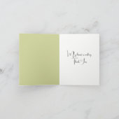 Carte Panda Avec Merci Bambou (Intérieur)