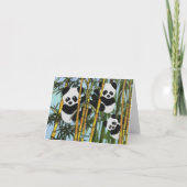 Carte Panda Bear Happy Birthday (Dos)