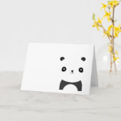 Carte Panda Bear Hugs (Fleur jaune)
