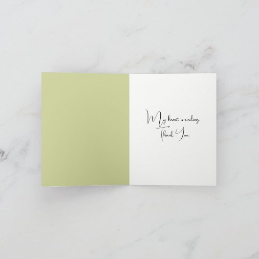 Carte Panda Bear Merci (Intérieur)