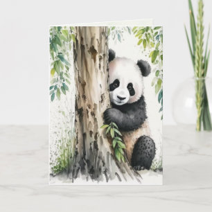 Carte Panda Bear pense à toi