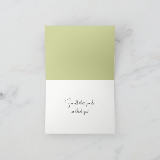 Carte Panda Bears Merci (Intérieur)