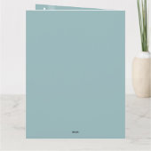 Carte Panda Bébé Cute En Hiver Gris Neige (Dos)