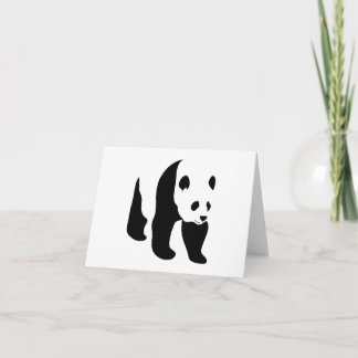 Carte Panda Blank Note Card