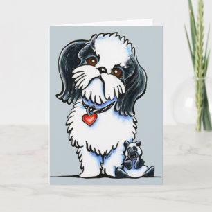 Carte Panda de Shih Tzu