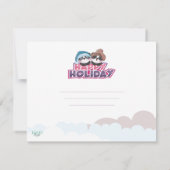 Carte Panda de vacances joyeuses (Dos)