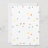 Carte Panda joli anniversaire multicolore brillant (Dos)