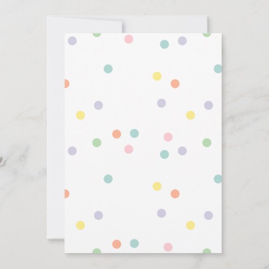 Carte Panda joli anniversaire multicolore brillant (Dos)