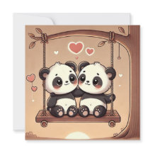 Carte Panda Love