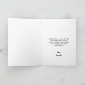 Carte Panda noir et blanc mignon en Bambou Anniversaire (Intérieur)