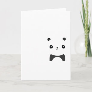 Carte Panda paisible