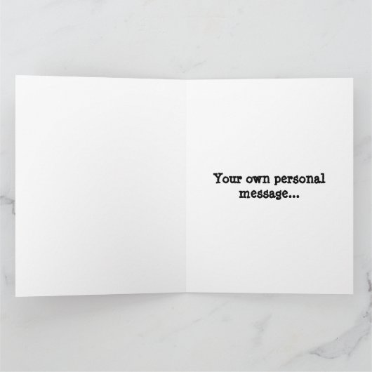 Carte Panda personnalisée pour la fête des mères (Intérieur)