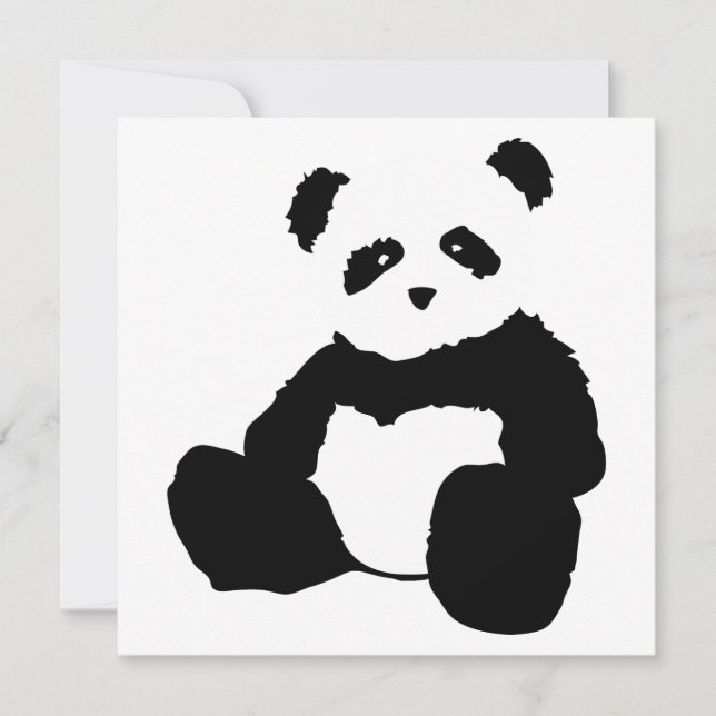 Carte panda plush (Devant)