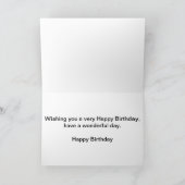 Carte panda rouge (Intérieur)