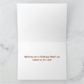 Carte Panda Rouge Lotus Fleurs Henné (Intérieur)