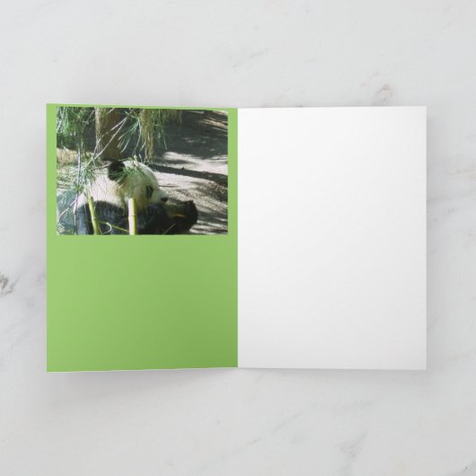Carte Panda Smile (Intérieur)