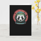 Carte Pandastronaute (Fleur jaune)