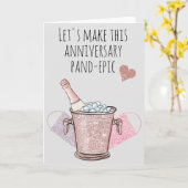 Carte Pandemic Covid Anniversaire jour Amour (Fleur jaune)