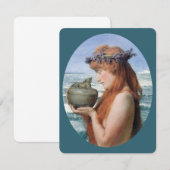 Carte Pandore par Sir Lawrence Alma-Tadema (Devant / Derrière)