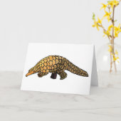 Carte Pangolin (Fleur jaune)