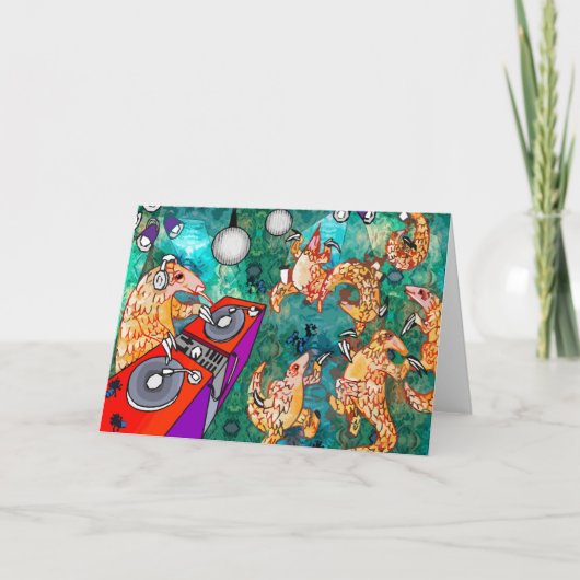 Carte Pangolin du DJ Turntablist (Devant)