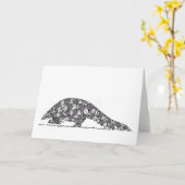 Carte Pangolin en patrouille (Fleur jaune)