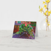 Carte Panier à fleurs (Fleur jaune)