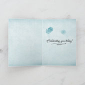 Carte Panier à fleurs rouge Anniversaire (Intérieur)