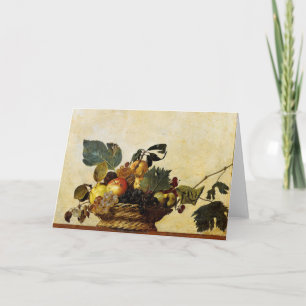 Carte Panier avec le fruit, Caravaggio