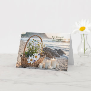 Carte Panier Bonne Fête des Mères Tante ou Tatin