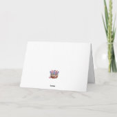 Carte Panier d'anniversaire de delphiniums (Dos)