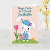 Carte Panier de Fleurs de Lapin (Fleur jaune)