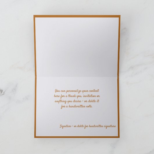 Carte Panier de fleurs de tournesol Note (Intérieur)